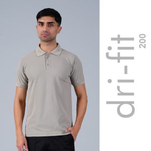 Prespies Drifit Polo : Aluminium