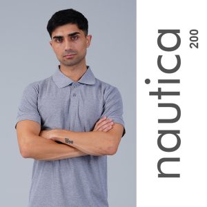 Prespies Nautica Polo : Grey Melange