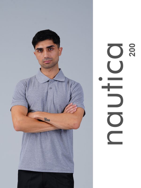 Prespies Nautica Polo : Grey Melange