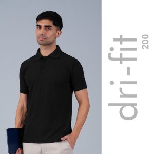 Prespies Drifit Polo : Black