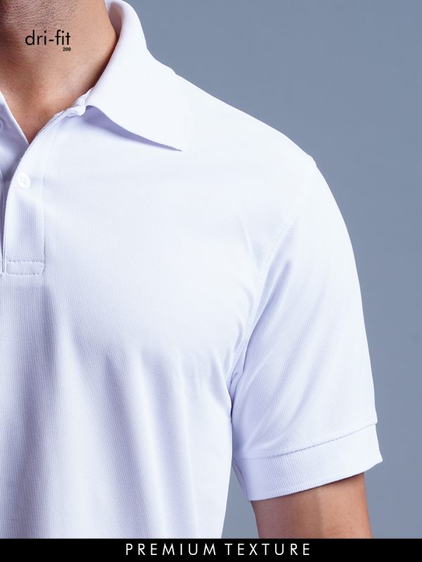 Prespies Drifit Polo : White