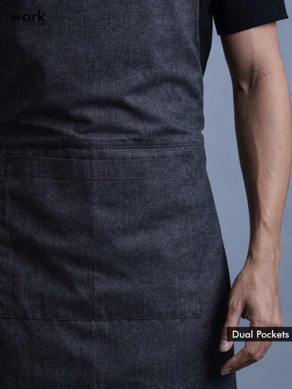 Prespies Apron : Charcoal Melange