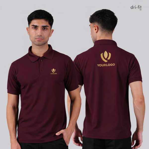 2 Side Print : Wine Drifit